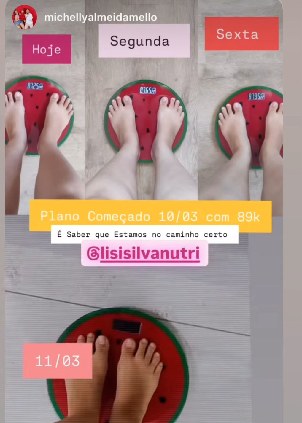 Feedback de cliente - Resultados de emagrecimento